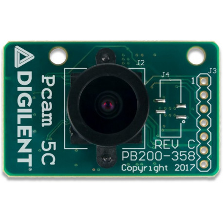 Vue avant du module caméra couleur 5 MP PCAM 5C