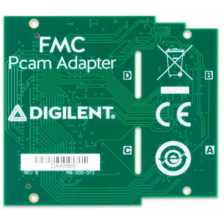 Vue arrière du module adaptateur FMC - Pcam