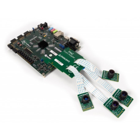 Utilisation du module adaptateur FMC - Pcam (les caméras et la platine Zedboard ne sont pas livrés)