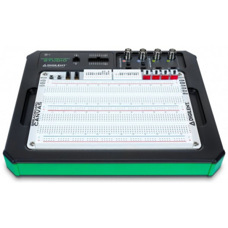 Vue de face de la plateforme Analog Discovery Studio