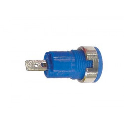 Douille de sécurité isolée 4 mm - bleu  - 1