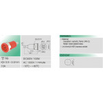 Douille de sécurité isolée 4 mm - bleu  - 2