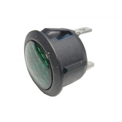 Voyant rond vert 20 mm 230V  - 1