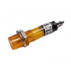 Voyant orange rond 8mm 12V