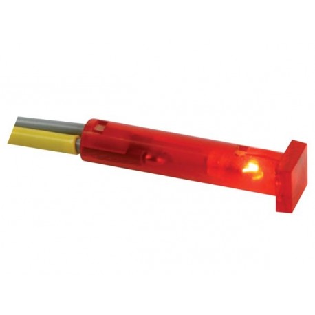 Voyant rouge carré 7x7mm 6V  - 1