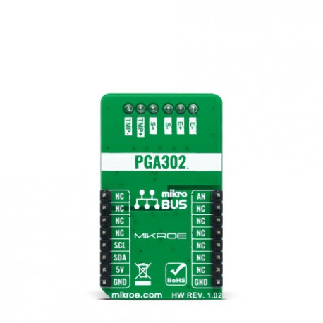 Vue arrière du module Load cell 3 Click  MIKROE-4658