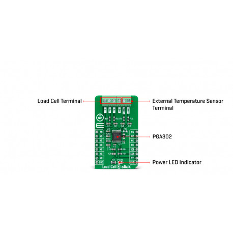 Détail du module Load cell 3 Click  MIKROE-4658