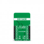 Vue arrière du module Horloge temps réel RTC12 click - MIKROE-4697