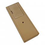 Coffret plastique 127 x 46 x 24 mm (marron clair)  - 2