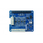 Vue de dessus de platine DIgilent® mesure de tension DAQ HAT MCC118 pour Raspberry PI