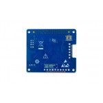 Vue de dessous de platine DIgilent® mesure de tension DAQ HAT MCC128 pour Raspberry PI