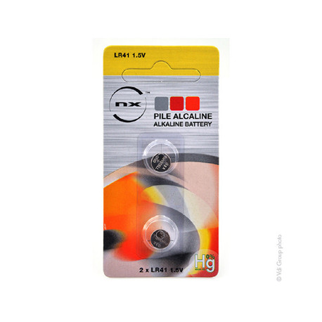 Pile bouton 1,5V type LR41/AG3 (2 pc)