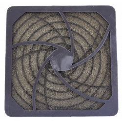 Grille avec filtre pour ventilateur 120 x 120 mm