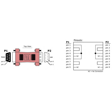Brochage du changeur de genre LOOP BACK Maxstream JD2D3-CDL-A