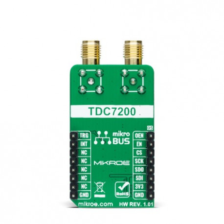 Vue arrière du module TDC click - MIKROE-4697