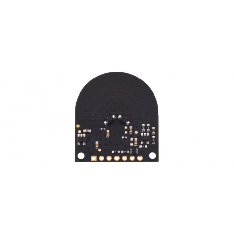 Vu de dessous du capteur de distance 3 canaux Pololu 3680