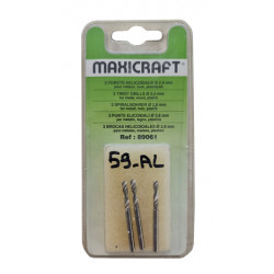 Forets hélicoïdaux 2,8 mm Maxicraft® 89061