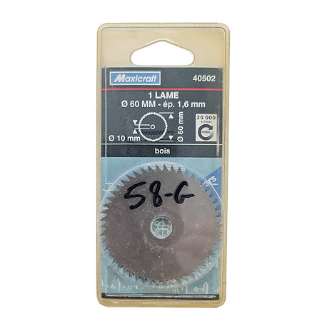 Lames Maxicraft® 40502 pour scie circulaire