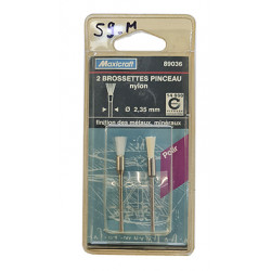 Brossettes pinceau nylon Maxicraft® 89036