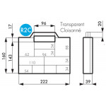 Mallette de rangement 22 cm  - 4