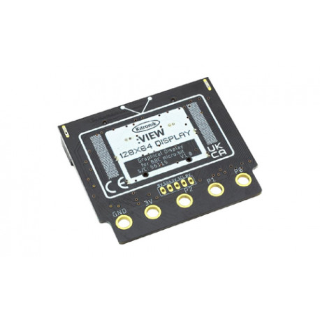 Vu de derrière de la platine afficheur OLED pour micro:bit