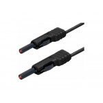 Cordon banane de sécurité mâle-mâle (100 cm)  - 1