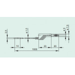 Cordon banane mâle-Dupont femelle (100 cm)  - 2