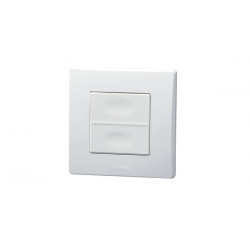 Bouton murale émetteur radio 2 canaux Yokis® TLM2T45P