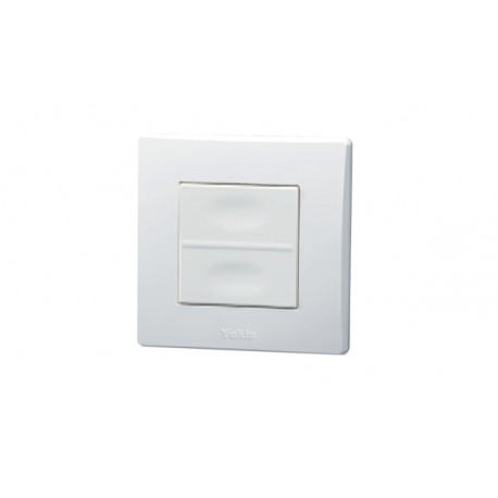 Bouton murale émetteur radio 2 canaux Yokis® TLM2T45P