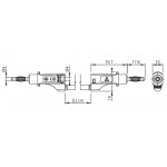 Cordon banane mâle vers mâle (50 cm)  - 2