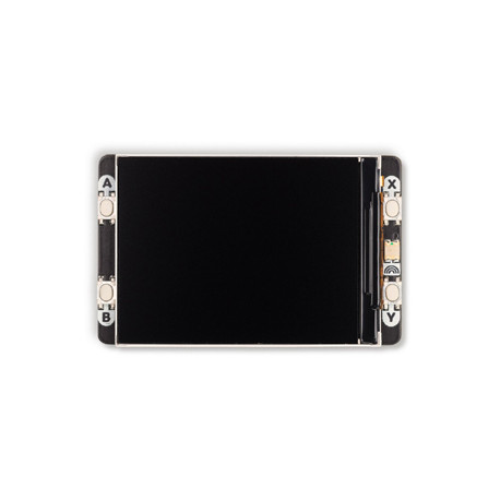 Vu de dessus de l'afficheur LCD IPS 2" Pimoroni PIM580 pour Raspberry Pi Pico