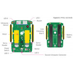 Détail de la platine de la base robotique pour Pi Pico Kitronik 5335