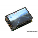 Exemple d'utilisation de l'afficheur graphique 3,5" RB-TFT3.5 avec une Raspberry Pi