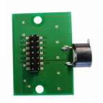 Vu de derrière du module boutons poussoirs, led et BUZZER