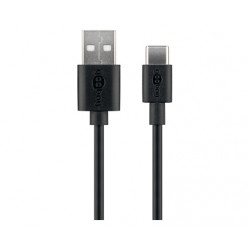 USB A mâle vers USB-C mâle (1m)  - 1