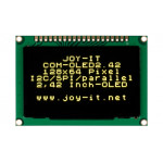 Afficheur OLED 2,42" SPI, I2C, Parallèle  - 1