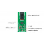 Vue détaillée du commutateur I2C MUX 7 Click MIKROE-5069