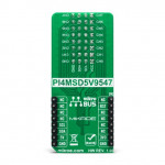 Vue arrière du commutateur I2C MUX 7 Click MIKROE-5069