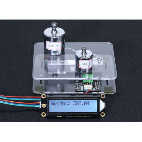 Exemple d'application du kit capteur de force 1kg avec interface I2C