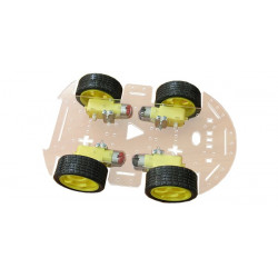 Base robotique OL2 à 4 roues motrices