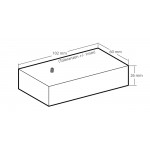 Dimensions du détecteur de fuite de rayonnement de four micro-ondes Kemo M058N