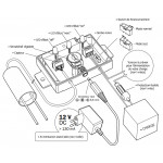 Schéma de raccordement du module capteur d'humidité de sol Kemo® M173