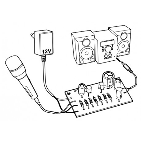 Exemple d'utilisation du kit préampli Kemo® B073
