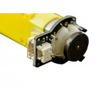 Vu en gros plan de la partie encodeur du motoréducteur FIT045