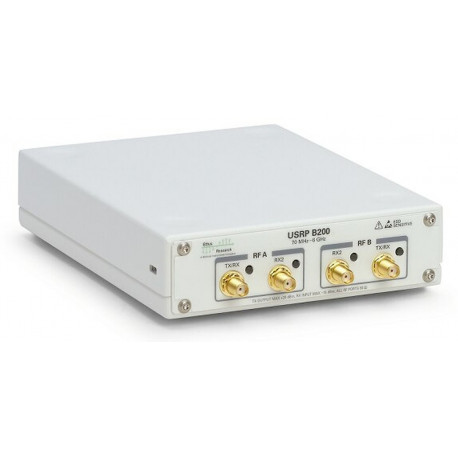 La plate-forme radio logiciel Ettus USRP B200 livrée en boitier