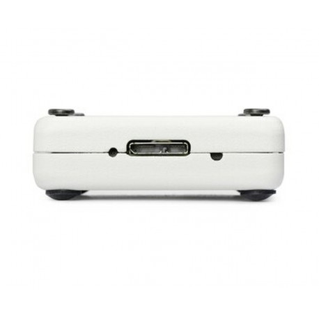 Vue de face de boitier une fois la carte Ettus USRP B205mini-i logée dedans