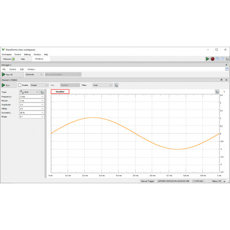Fonction générateur de signaux