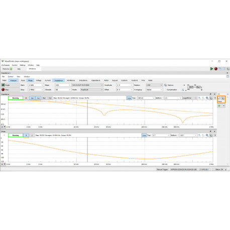 Fonction analyseur d'impédance