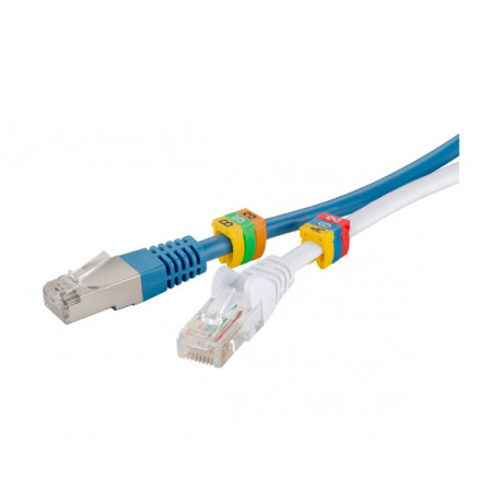 Clips d'identification pour câbles 4 mm (lettre)  - 2