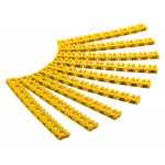 Clips d'identification pour câbles 4 mm (lettre)